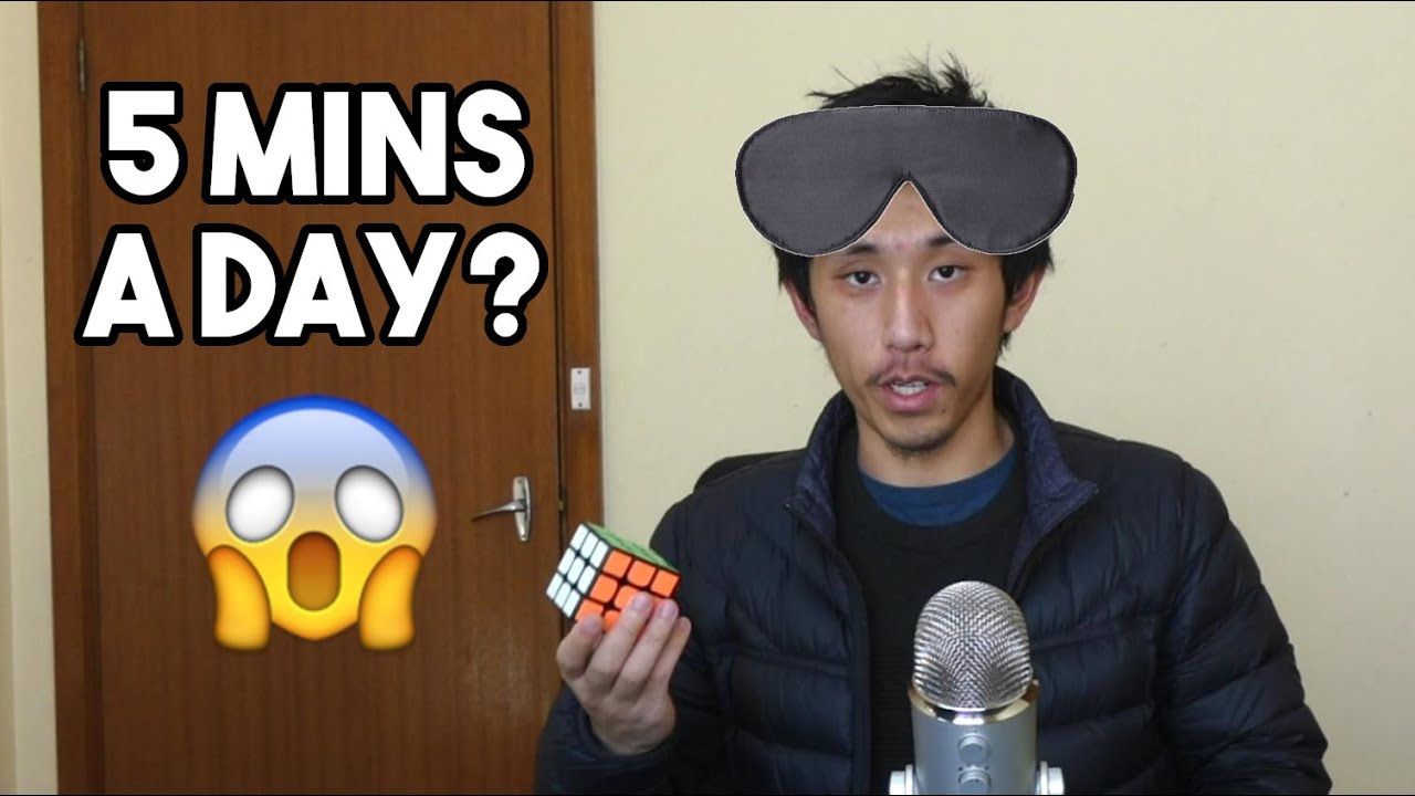 Как практиковать 3BLD по 5 минут в день 😱