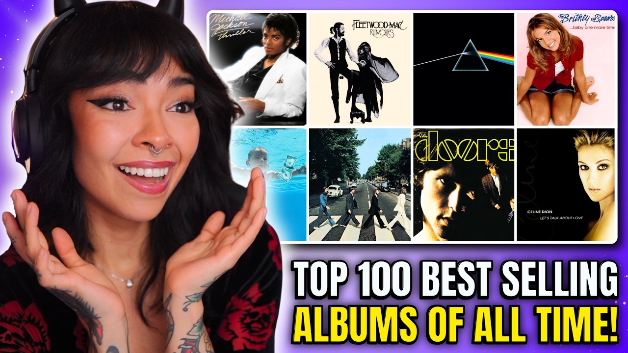 TYLE LEGEND!!! | 100 najlepiej sprzedających się album&oacute;w wszech czas&oacute;w | REAKCJA