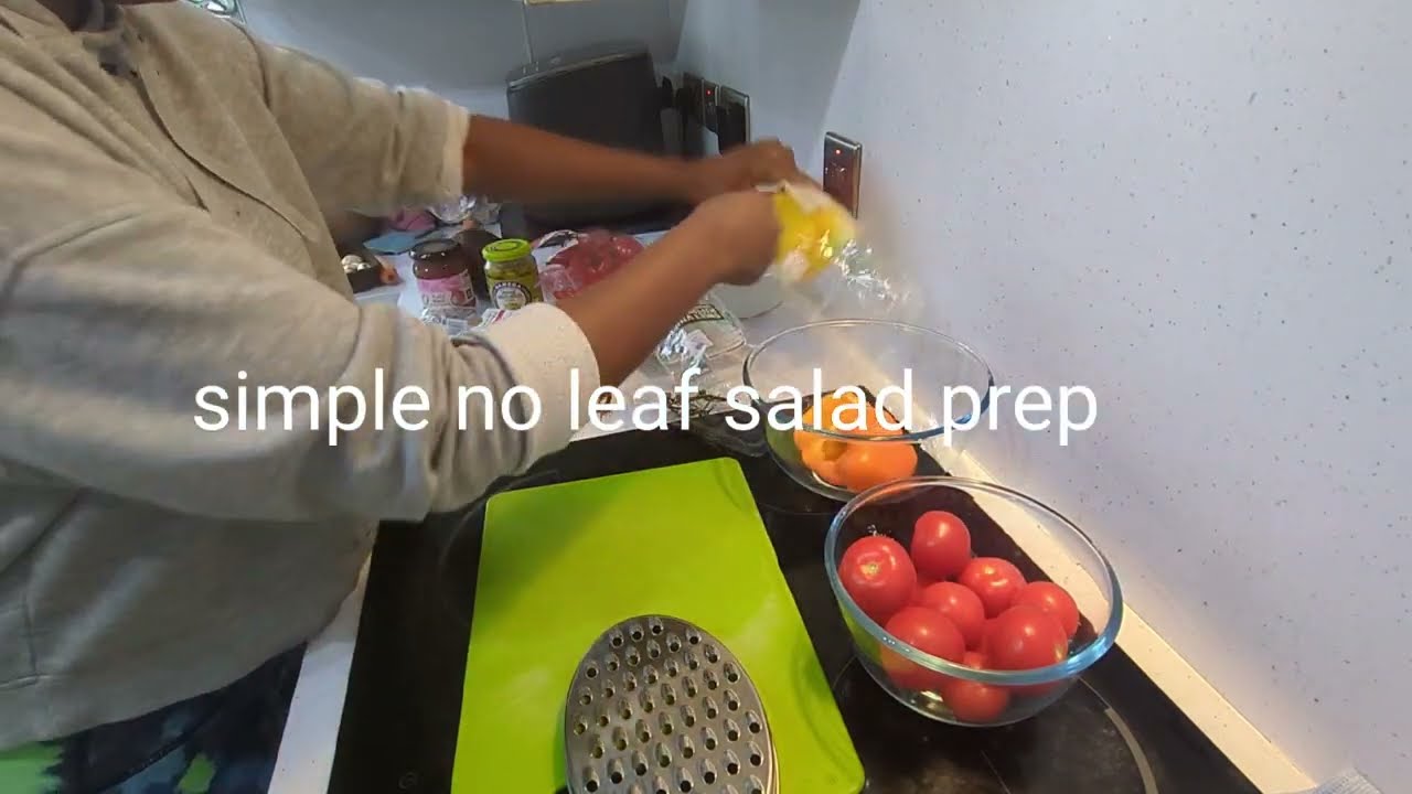 Salad 🥗 prep//healthy meals prep//eating for weightloss
