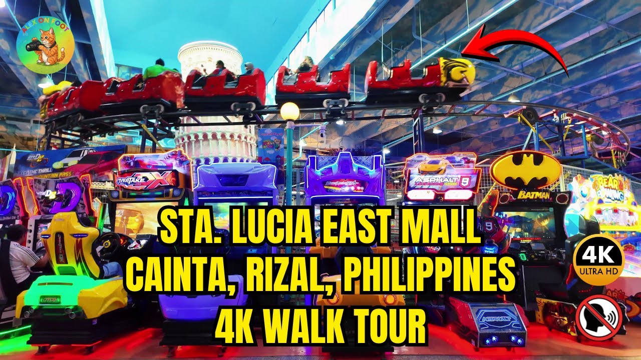 Sta. Lucia East, Cainta to Robinsons Metro East, Pasig 4k Walk Tour Philippines