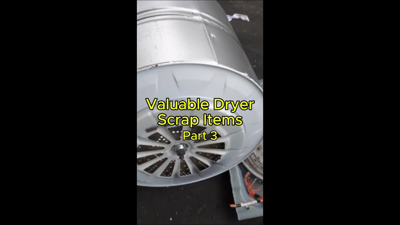 Hidden Value in Old Dryers! What to Scrap 🔍💰 #scrapmetal #scrapmetalrecycling #copperscrap