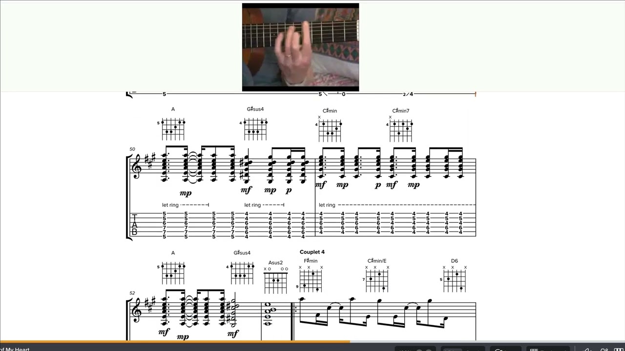 Shape Of My Heart (VideoTab)