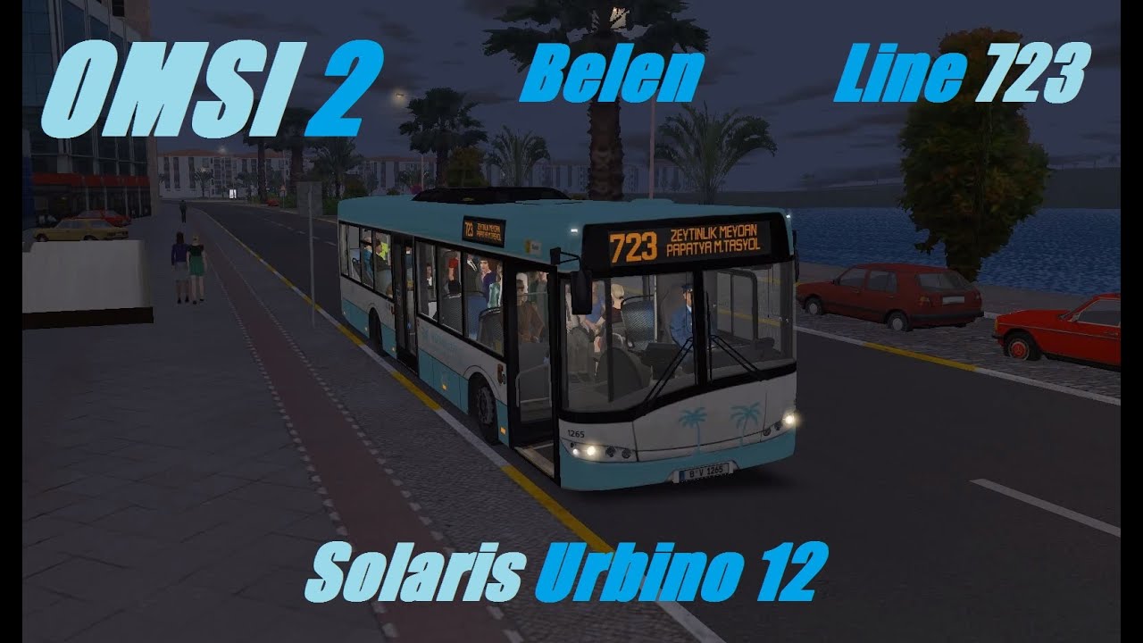 OMSI 2. Map Belen, Line 723, Solaris Urbino 12 ZF. Part 1