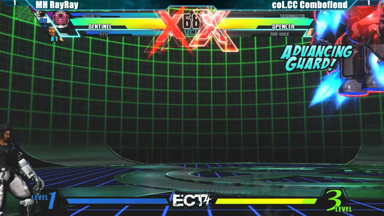 UMVC3 Top 16 MH RayRay vs coL.CC Combofiend - ECT4 Tournament
