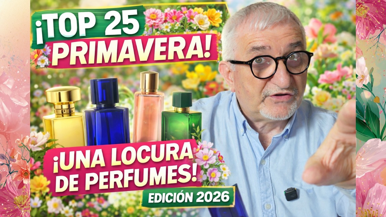 ¡TOP 25 PRIMAVERA! ¡UNA LOCURA DE PERFUMES! + 4 BONUS | EDICION 2026