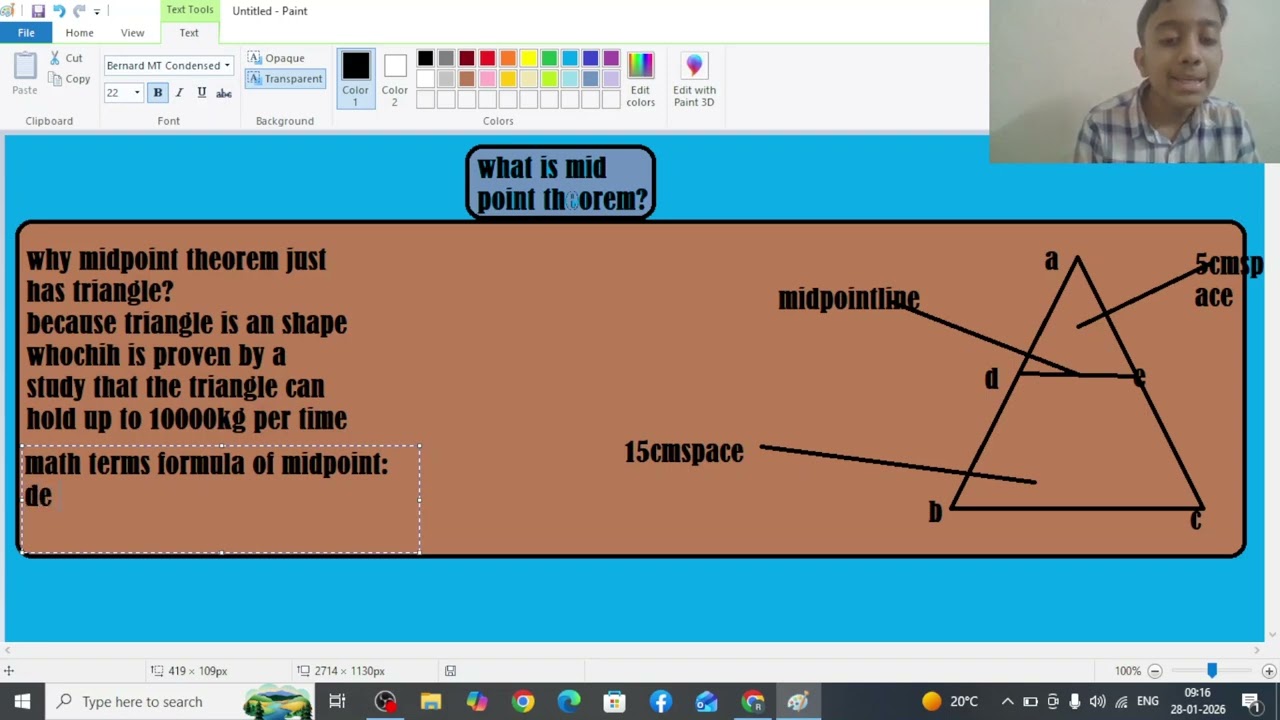 What is midpoint theorem?