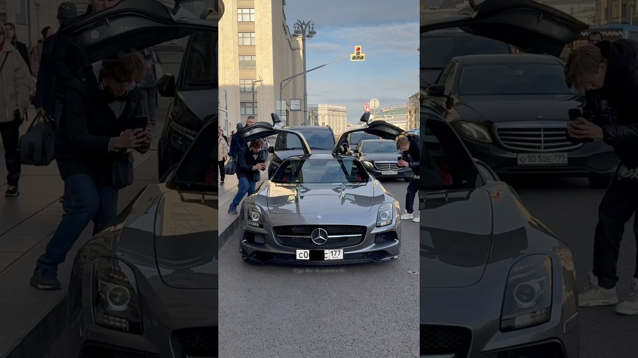 Mercedes-Benz SLS AMG BLACK SERIES 🕷️ #cars #carspotting
