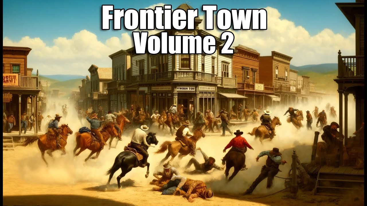Frontier Town Vol 2 - 7 hrs #otr #blackscreen #western