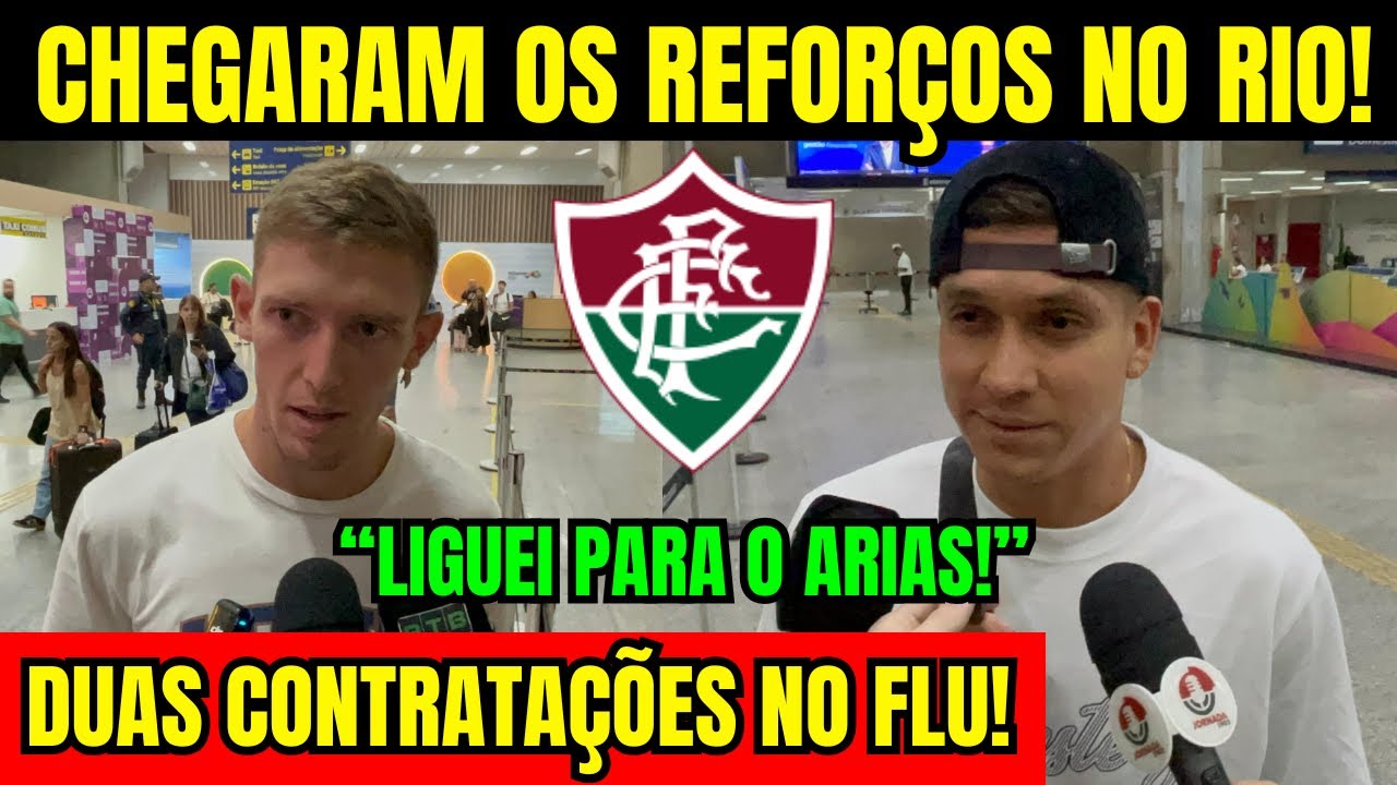 CHEGOU NO RIO! MELHOR NOTÍCIA! FLUMINENSE CONTRATA ATACANTE! MONTENEGRO CUMPRE PROMESSA NO TRICOLOR!