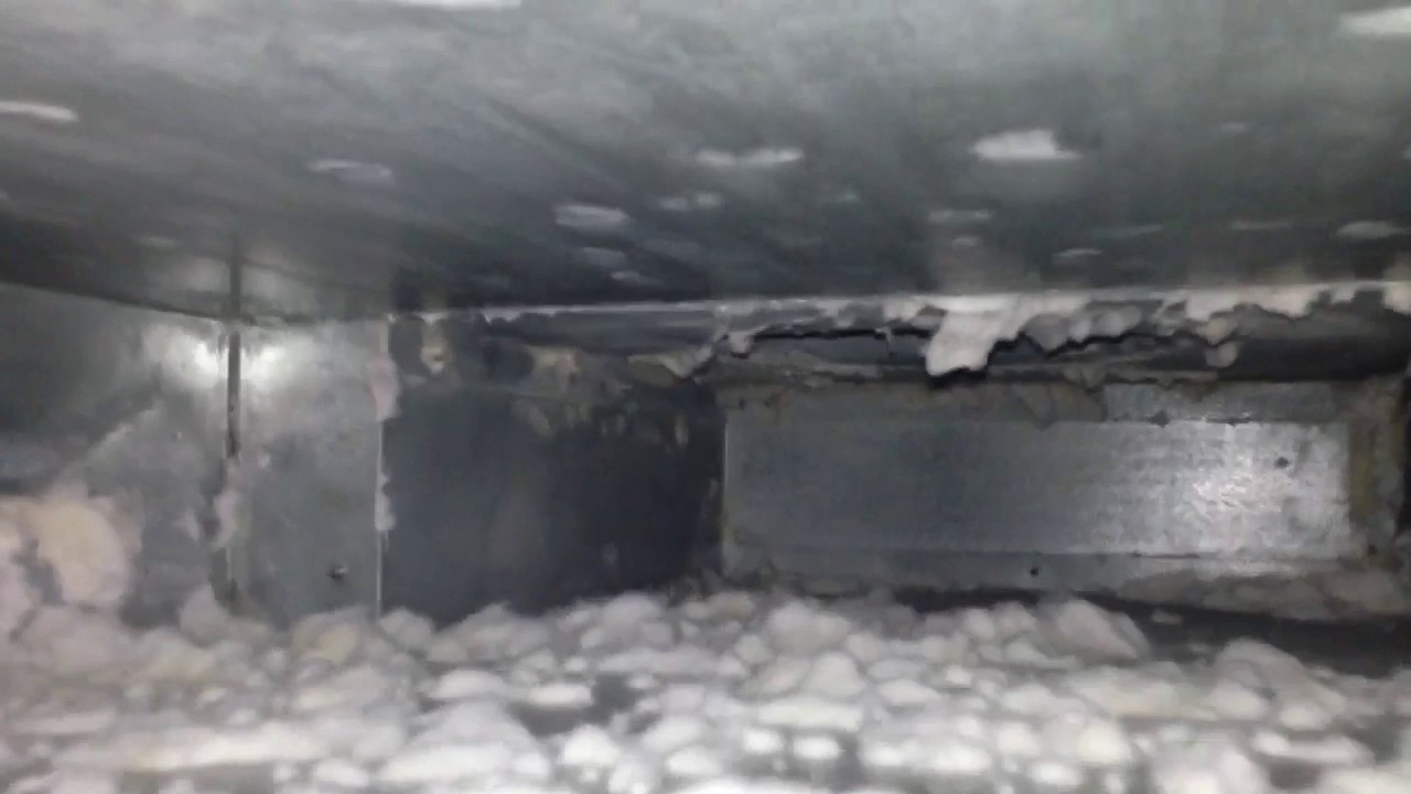 Before and After - Dryer Vent Cleaning