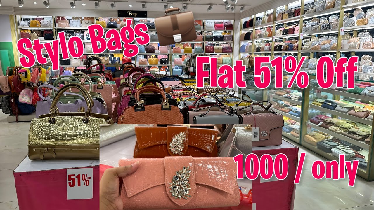 Stylo Bags Flat 51% Off | Stylo Summer End Sale 2024
