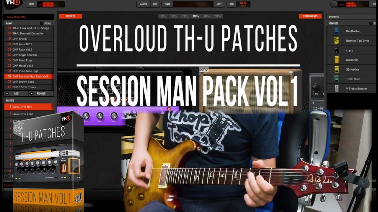 Overloud TH-U Full Patches | Session Man Pack vol1 | Playthrough Demo
