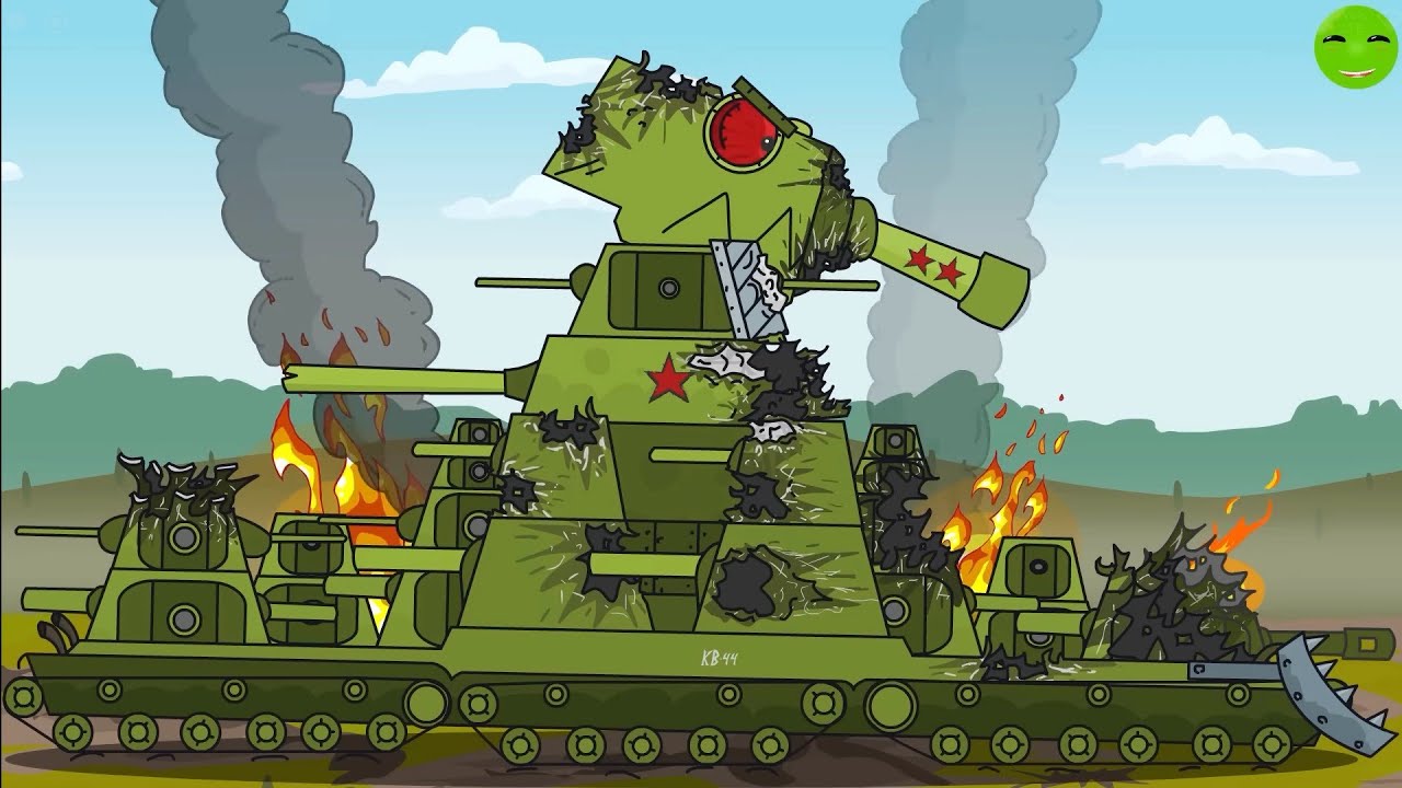 Berserk mode!!kv-44 can he survive#gerand #animation #shorts #tanks