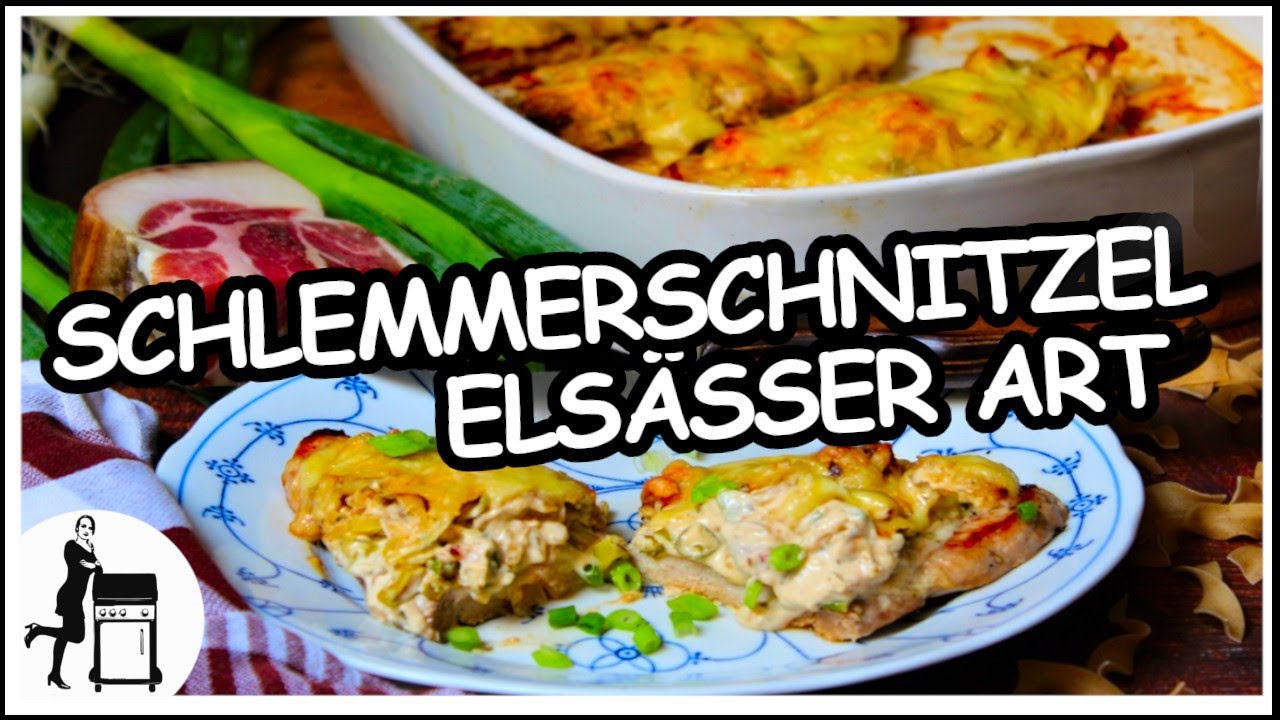 Elsässer Schlemmerschnitzel – ein cremiger Traum