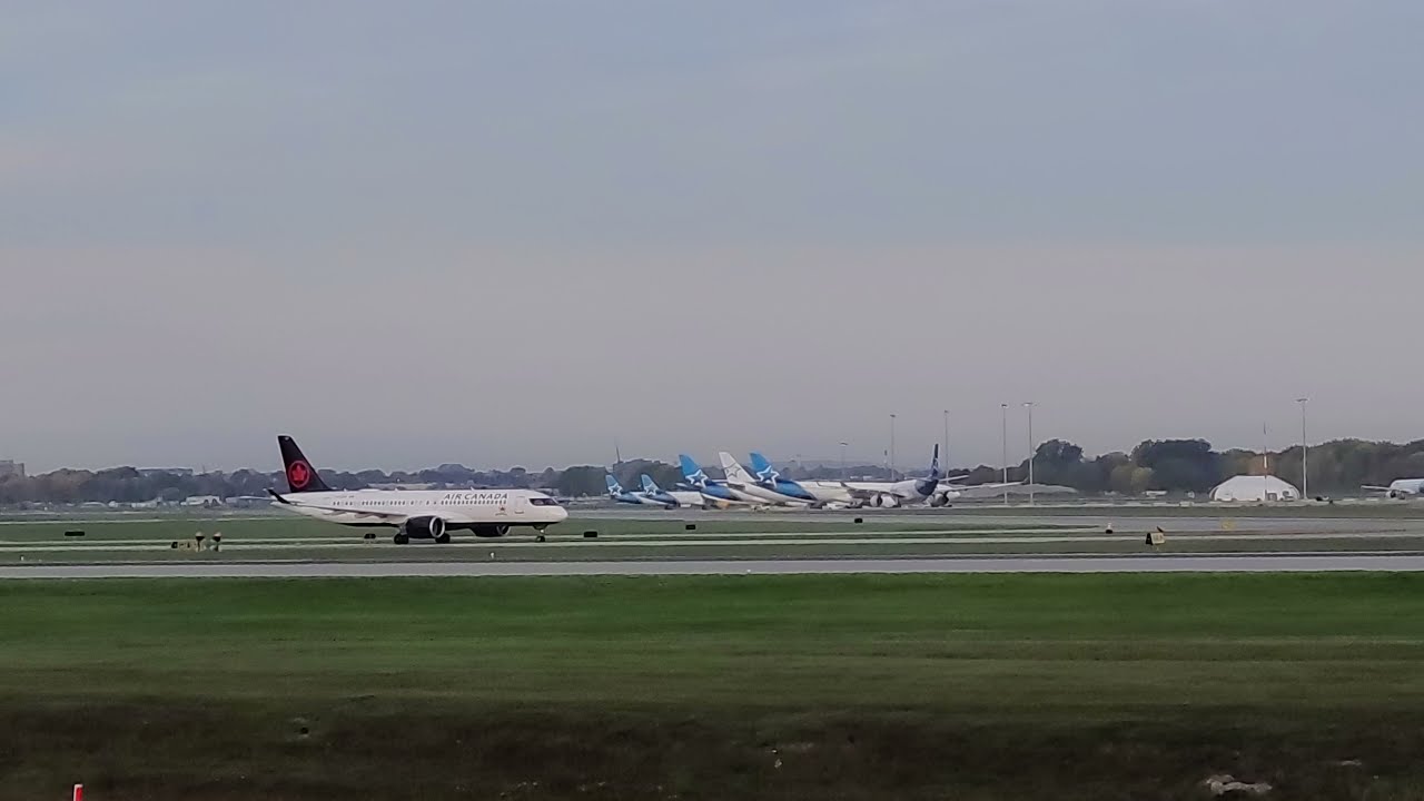 Airport Operations - Montreal Trudeau Int'l Airport CYUL (8K Footage)