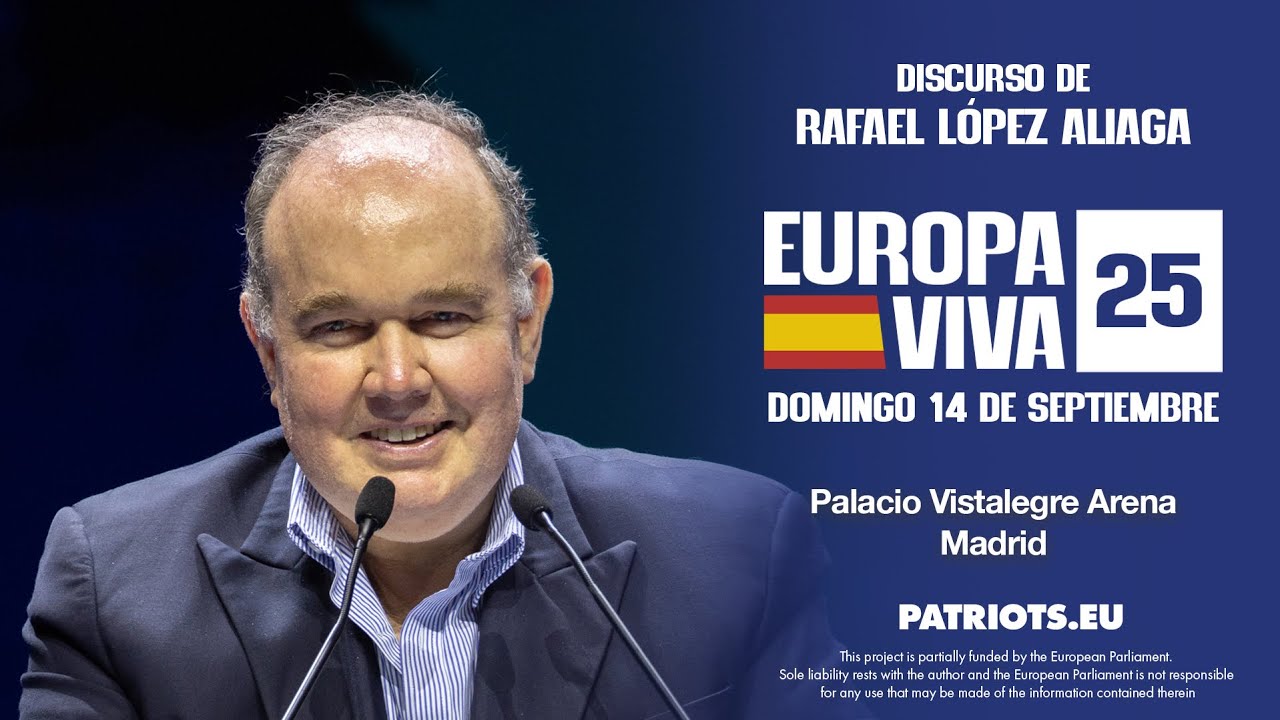 Intervención de Rafael López Aliaga alcalde de Lima Perú en el #EuropaVIVA25