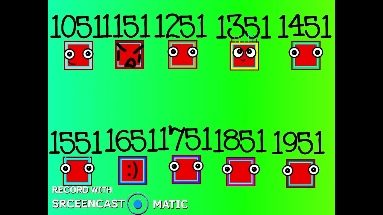 Numbericons 1001-2000 (2026 Video)
