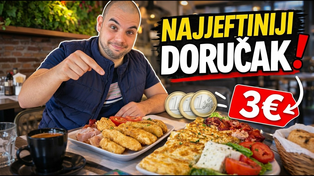Doručak za 350 dinara u Nišu!