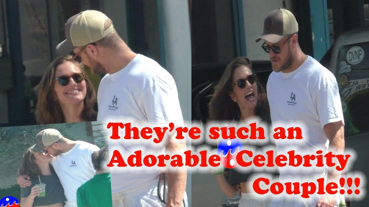 Dan Reynolds & Minka Kelly share a CUTE Kiss grabbing Coffee!!