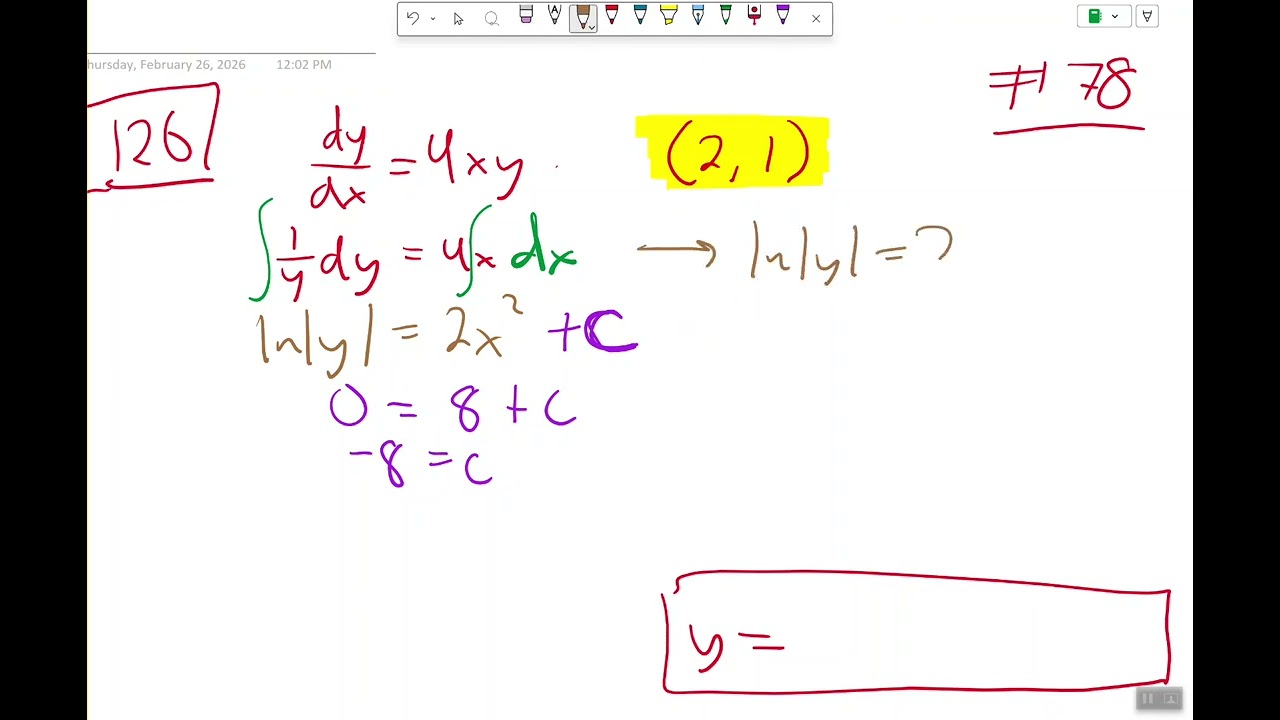 Cal - Unit 7 MC Practice - #126