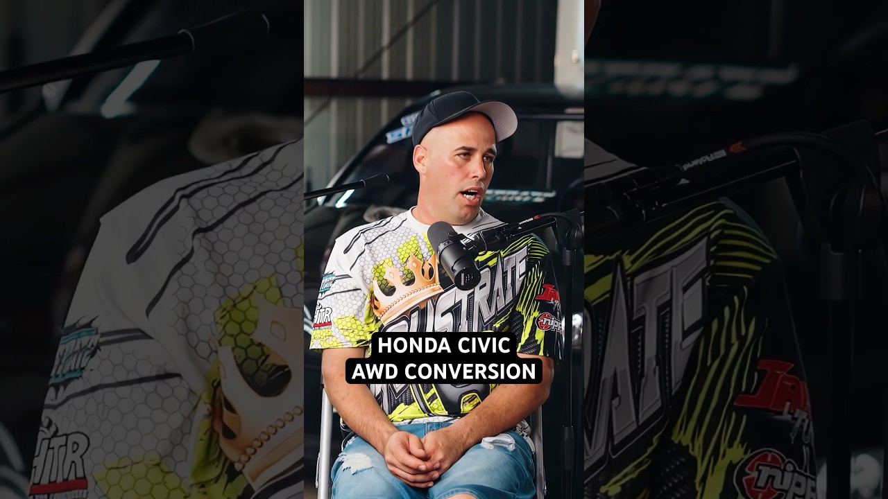 Converting A Honda Civic To AWD 🤯 #shorts