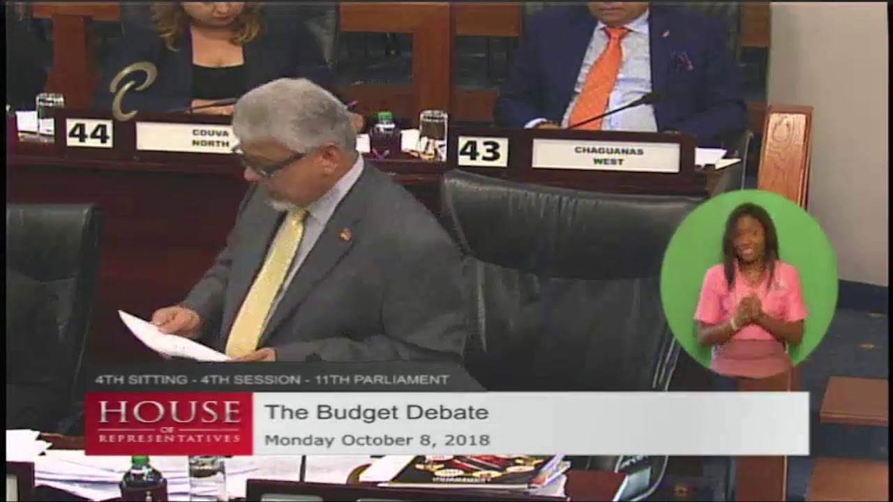 Clip 11 of 11   Dr  Bhoe Tewarie responds to Budget 2019 in Parliament on Oct 8 2018