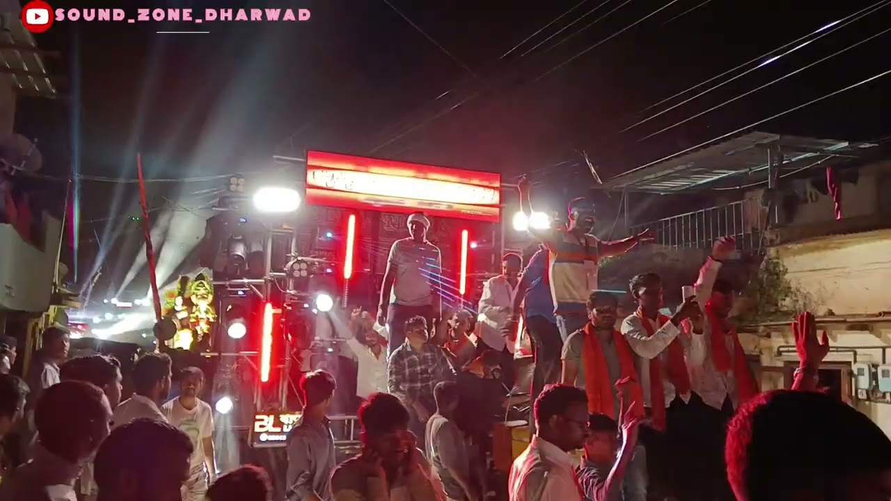 Dharwad Ganesh Visarjan 2024||SS+ TIger+ Chavan Doddamani Krish Ekdant Pailwan 9th Day  Part 3