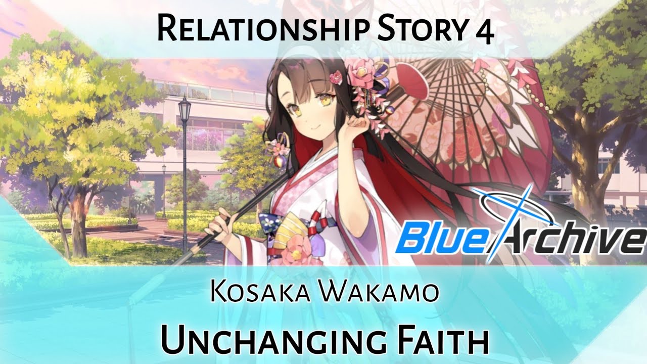 Wakamo Relationship Story 4 - Unchanging Faith (Blue Archive)
