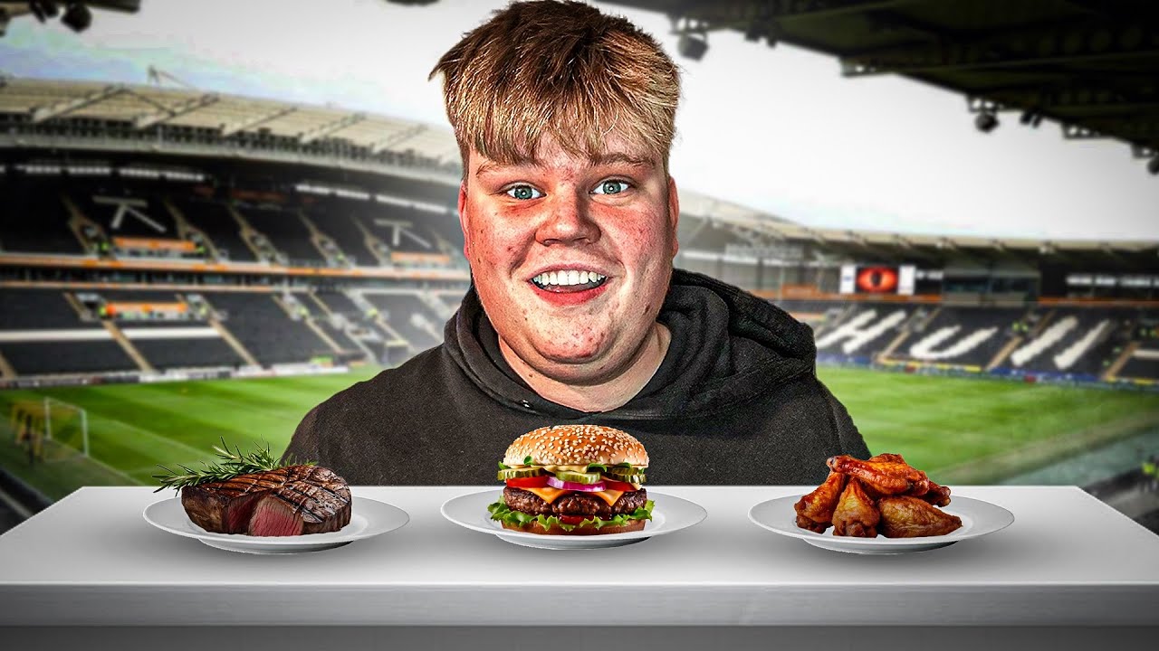 I tried Englands BEST Football Food…