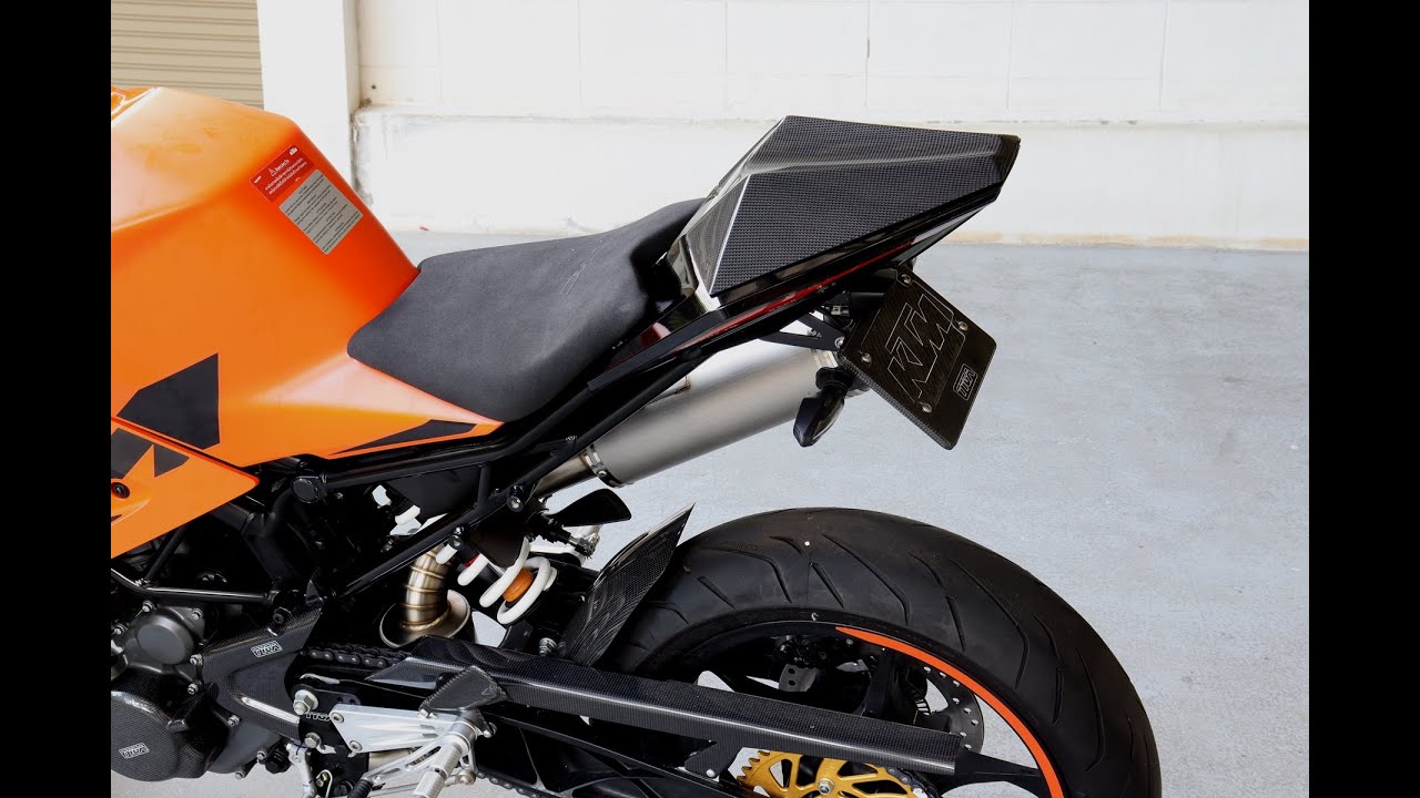 Fitting Instructions TYGA-Performance KTM RC Series Pillion Seat Cover