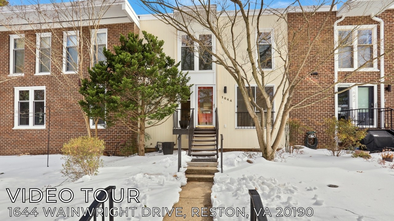 Video Tour |  1644 Wainwright Drive | Reston, VA 20190