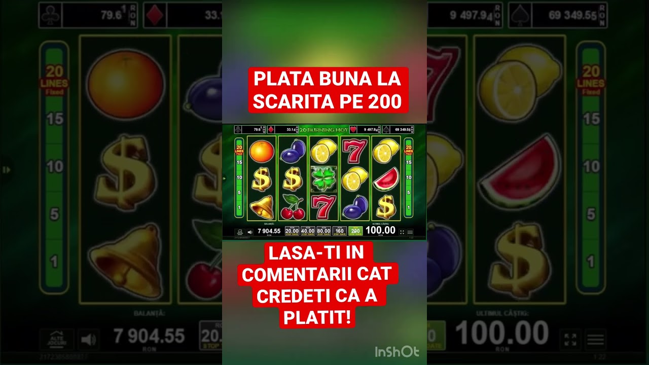 SCARITA EGT SI PLATA PE 200 LEI MANA LA 20 BURNING!