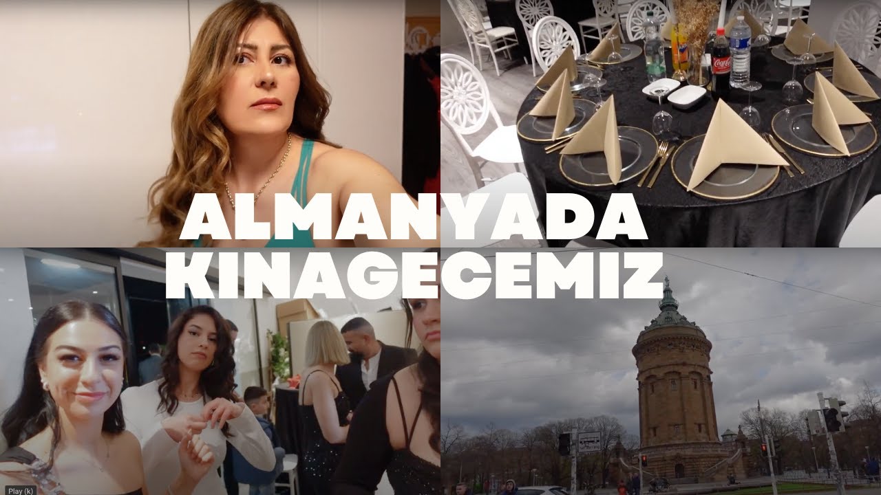 Gurbet Dügünleri | Gelinin Annesi Cok Agladi | Mannheim Turu #vlog
