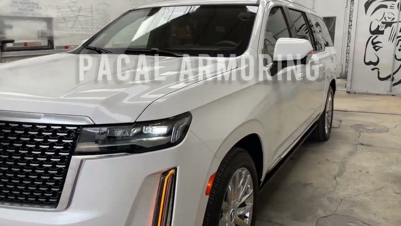 CADILLAC ESCALADE BLINDADA, NIVEL 3PLUS, PACAL ARMORING.