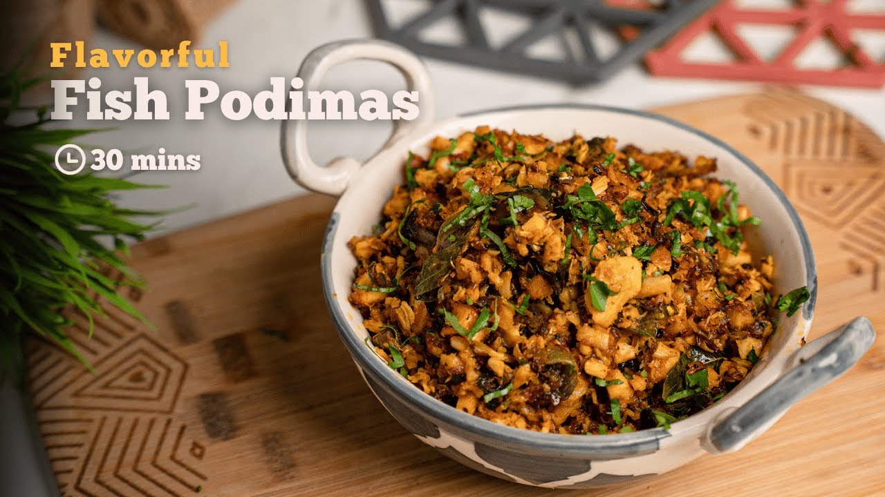Fish Podimas | Meen Podimas | How to make Fish Podimas | Easy Meen Podimas | Cookd