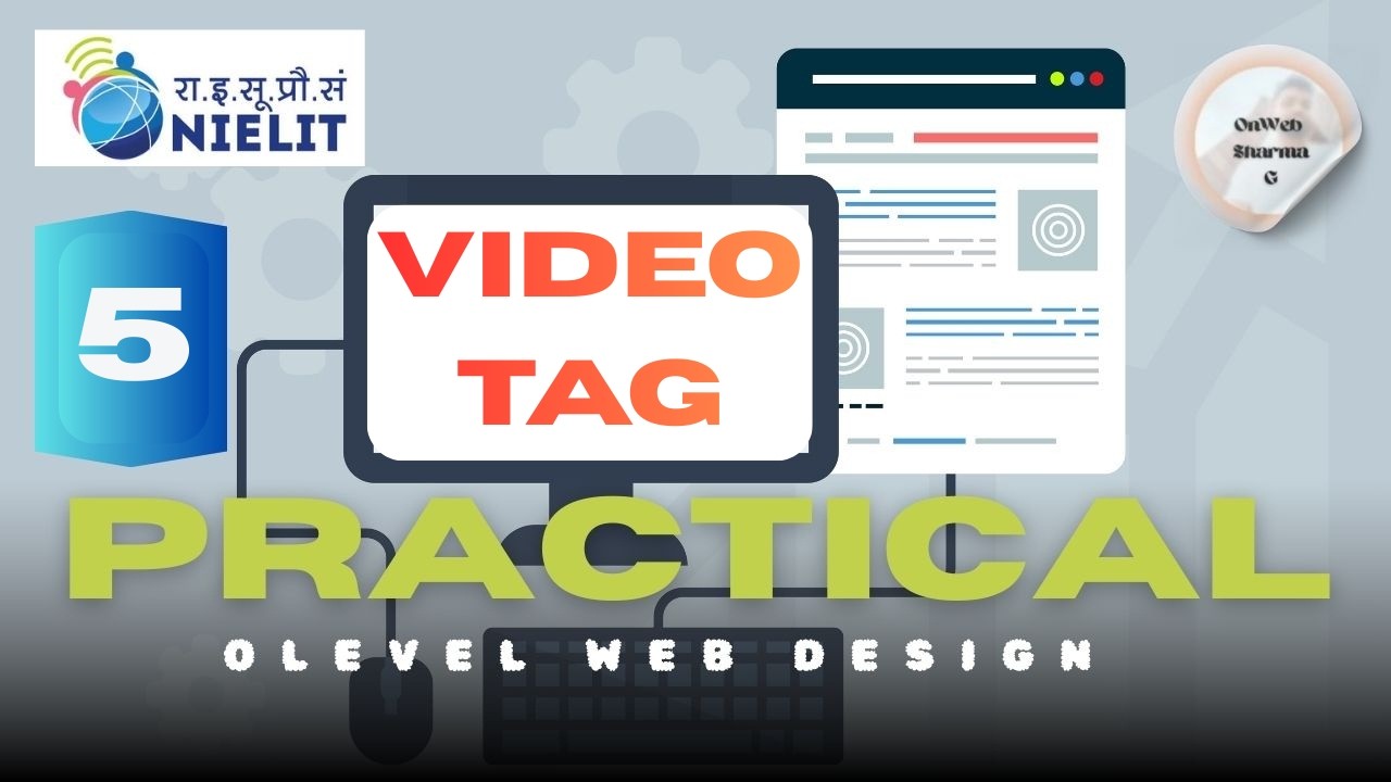 Video Tag Web Design Practical O Level M2R5.1