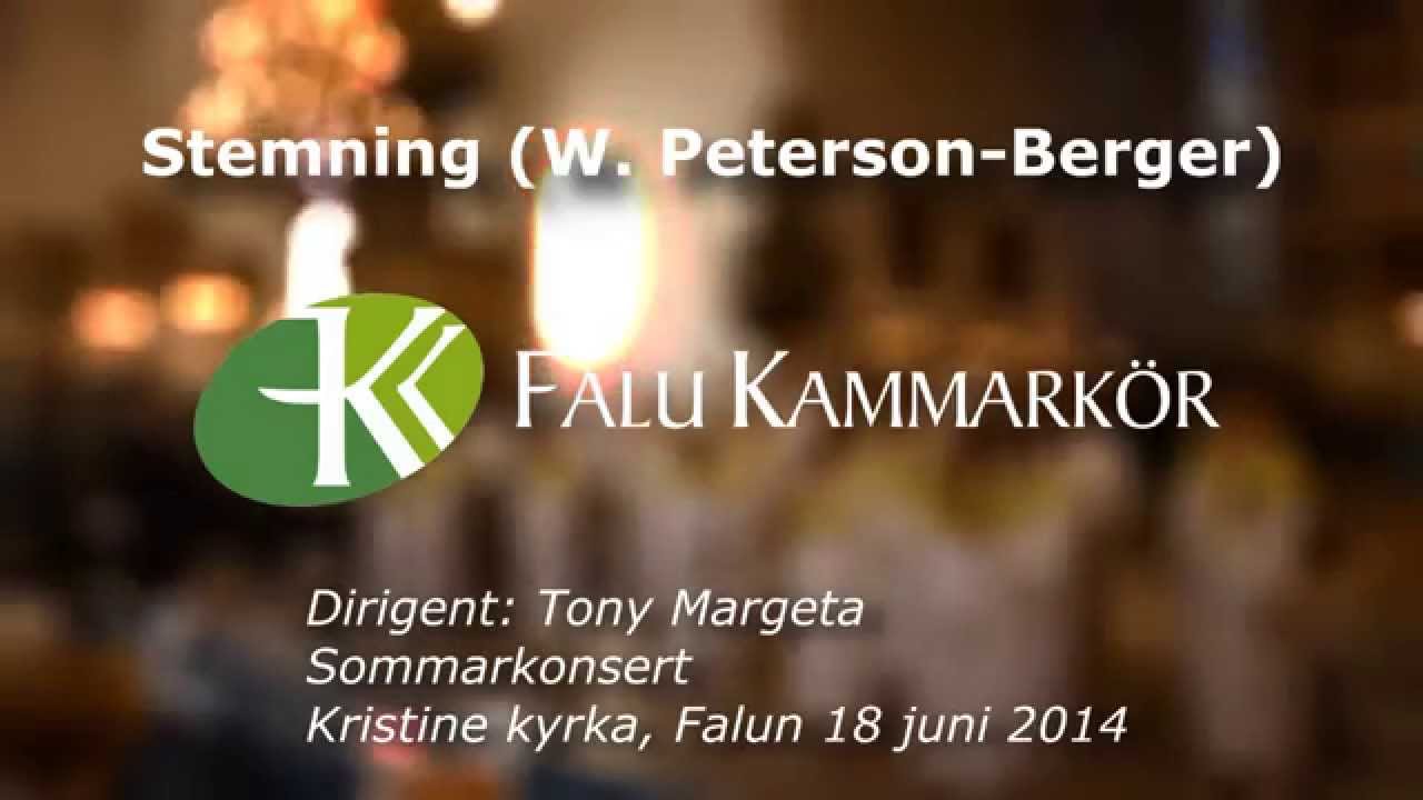 Falu kammarkör - Stemning (W. Peterson-Berger)