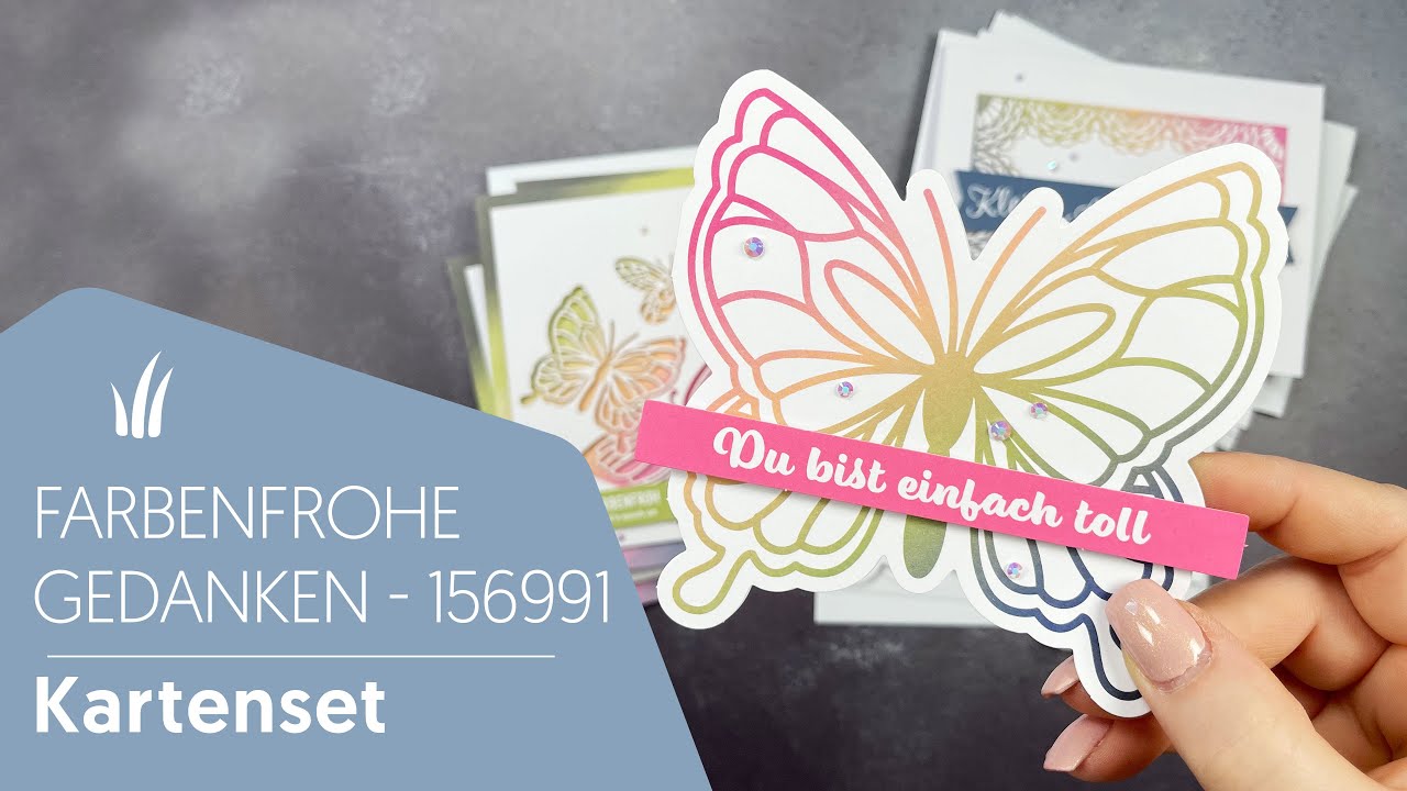 🦋 Teil 8 | Kartenset Farbenfrohe Gedanken | 156991 - vorgestellt