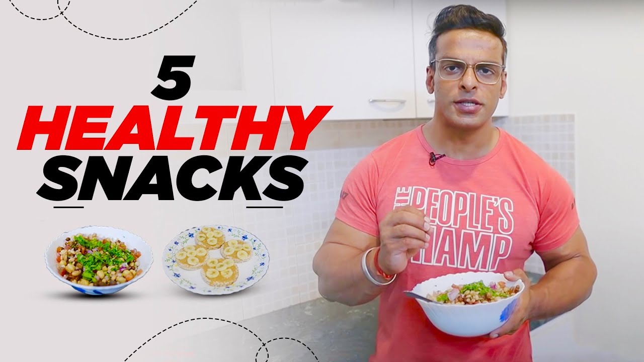 5 Healthy & Quick Snacks | Vegetarian | Yatinder Singh