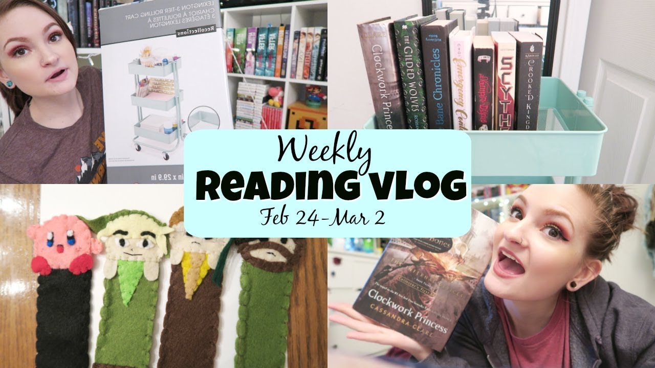 BUILDING MY TBR CART✨CLEANING MY BOOKSHELVES✨Weekly Reading Vlog | Feb 24-Mar 2 |