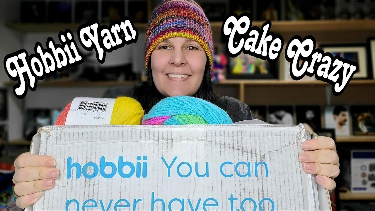 I Went Cake Crazy at Hobbii YARN SALE and MYSTERY Bags