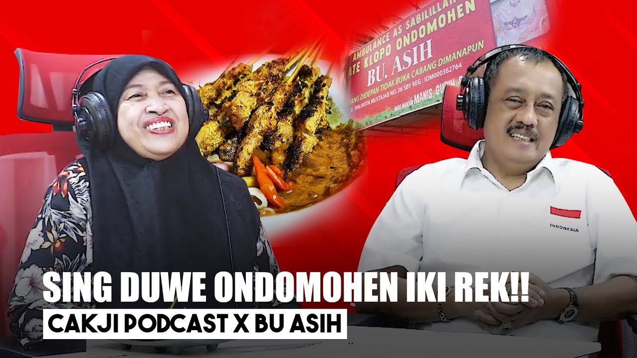 SATE KLOPO ONDOMOHEN , sate Suroboyo paling LEGENDARIS | Podcast dengan Bu Asih Sate Klopo Ondomohen