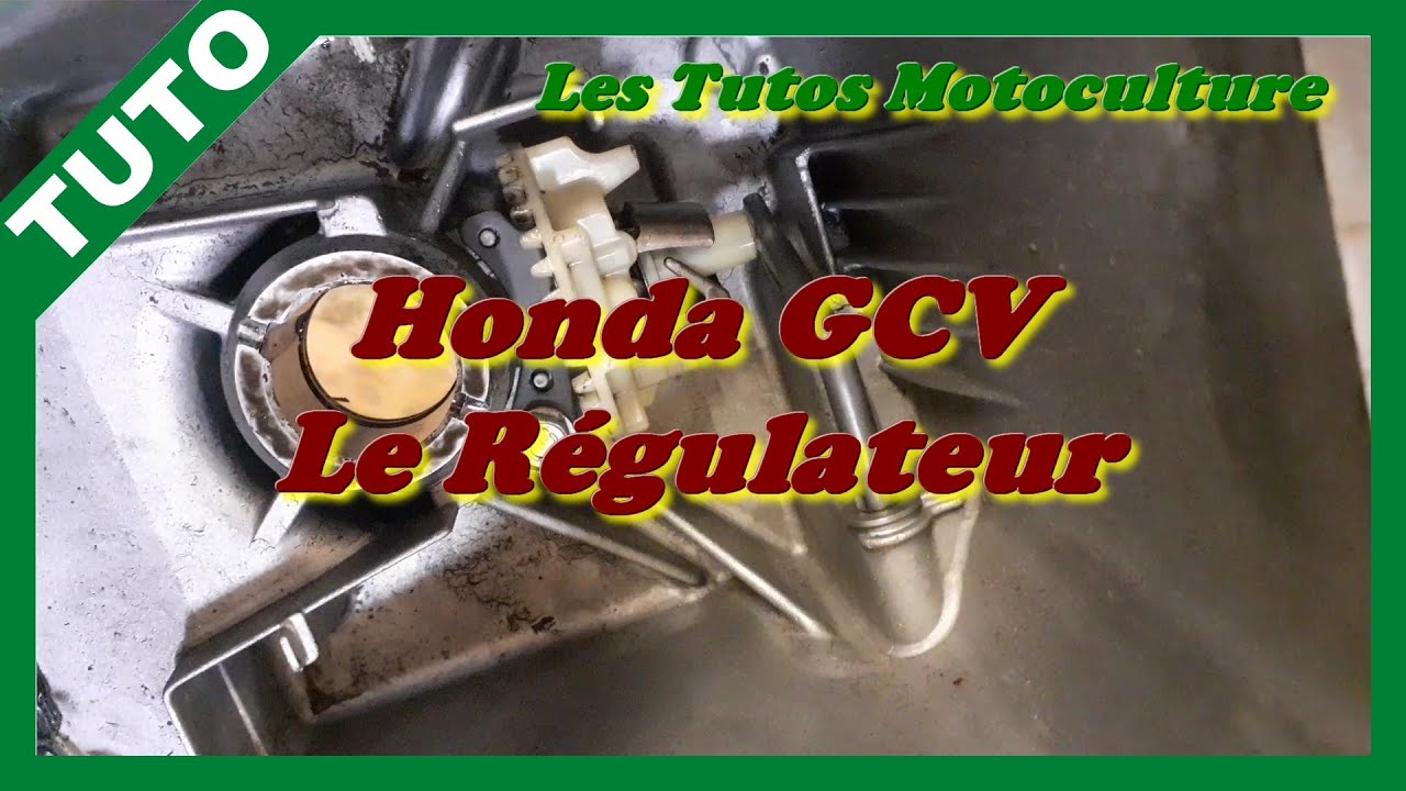 Honda GCV : Le régulateur ( fonctionnement , explication )