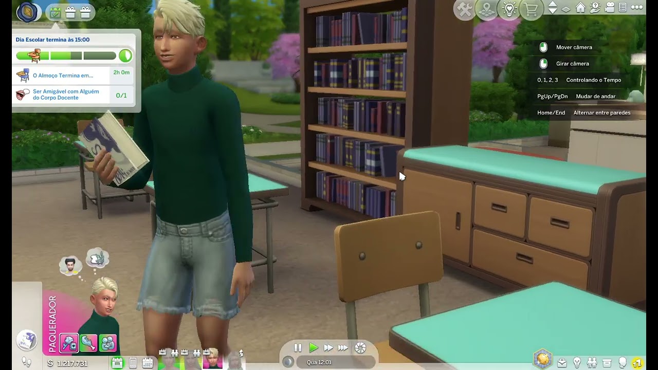 rotina no the sims4