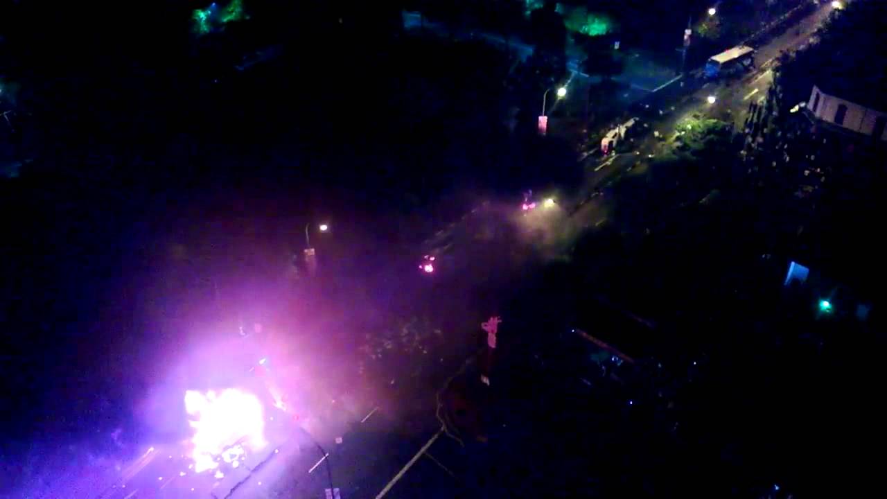 Ambulance explodes during Little India riot
