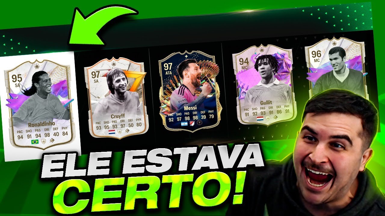 SUPEREI O MELHOR DRAFT DO BANQUETA NO EA FC 24 com RONALDINHO E V&Aacute;RIAS CARTAS INSANAS!!