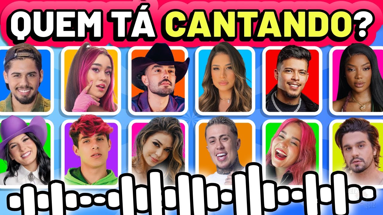 🎤 ADIVINHE QUEM ESTÁ CANTANDO 🎶 De Quem é a Música? 🤔
