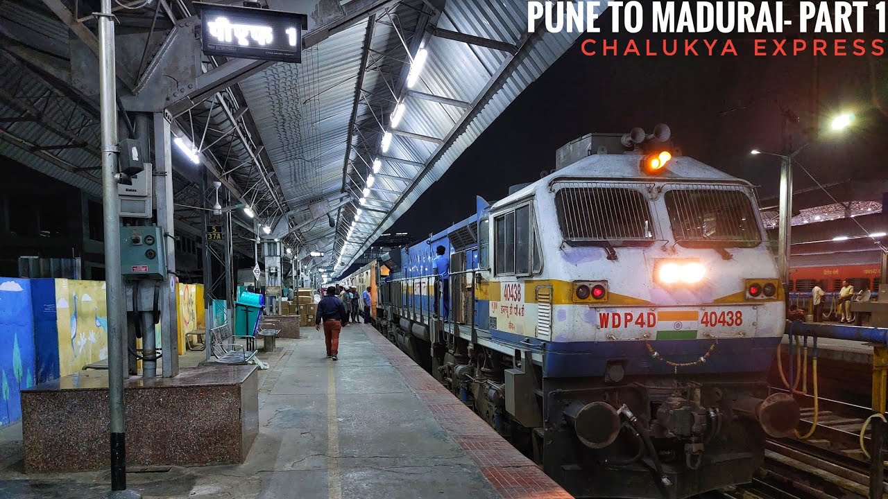 PUNE to MADURAI || Full Train Journey- PART 1 || Train No. 11021- Dadar Tirunelveli Chalukya Express