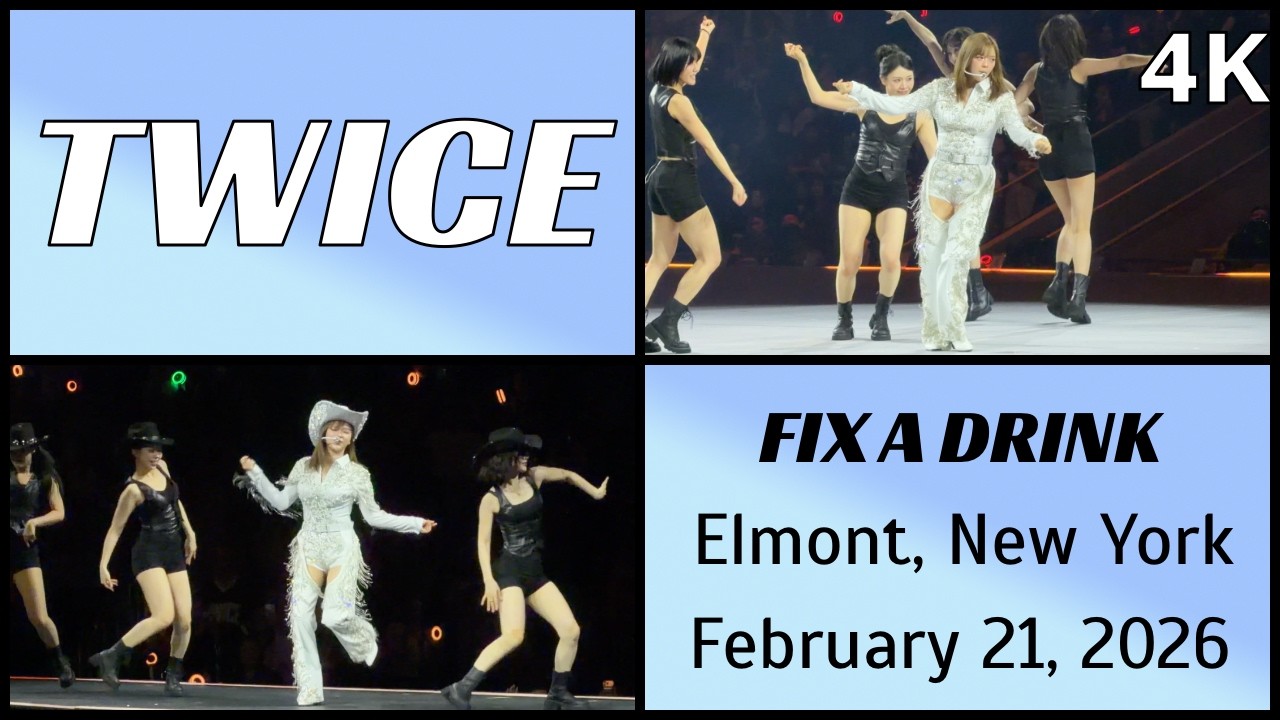 260221 트와이스 TWICE 정연 Jeongyeon Fancam - FIX A DRINK live @ UBS Arena, Elmont, NY 4K