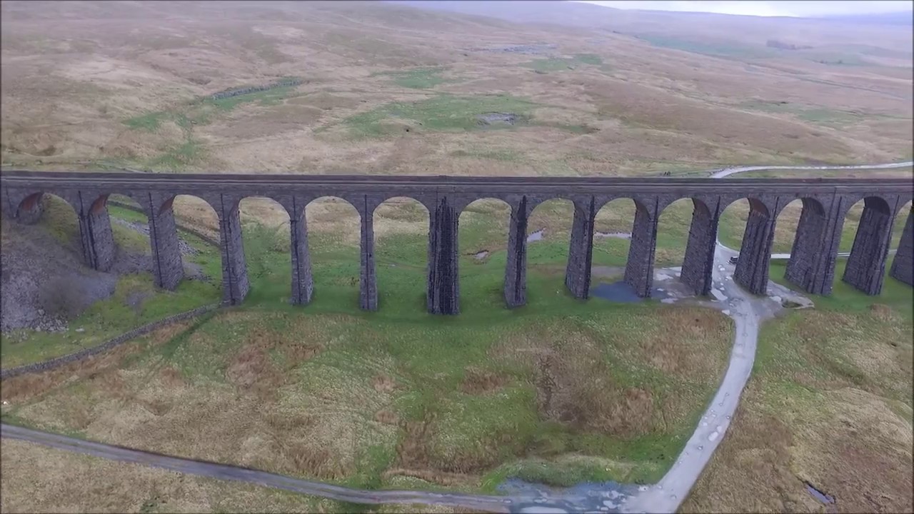 Ribblehead Viaduct from above DJI Phantom